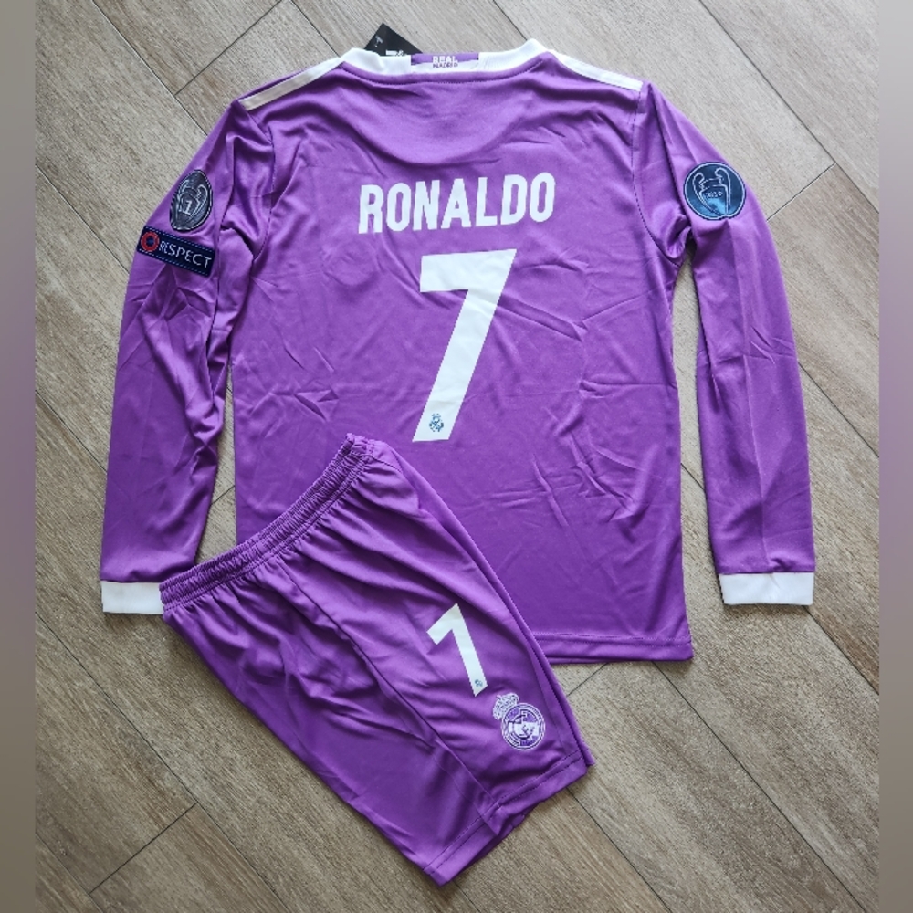 Real Madrid Away Team Boy Sports Set For 2017 Season